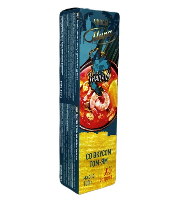 Чипсы "МИРА" со вкусом Том-ям 100 гр.