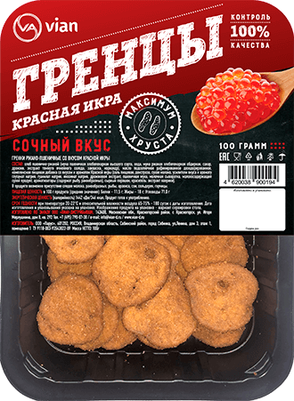 Гренцы "Красная икра"